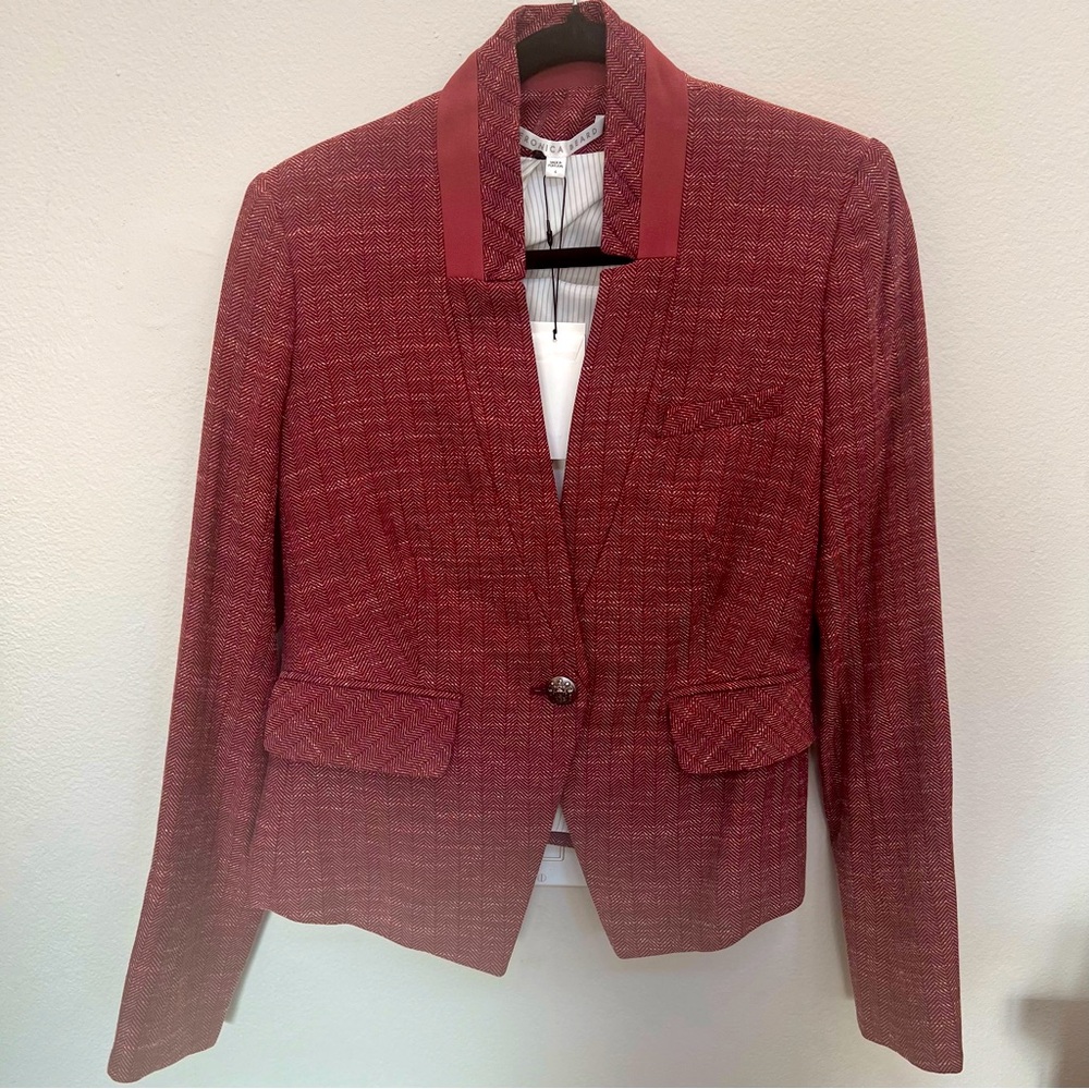 NWT Veronica Beard Farley Dickey Jacket Blazer Sz 4